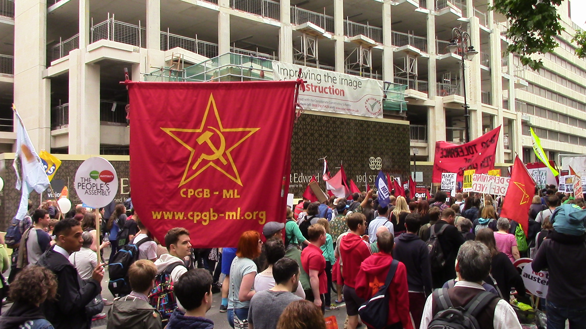 CPGB-ML on march