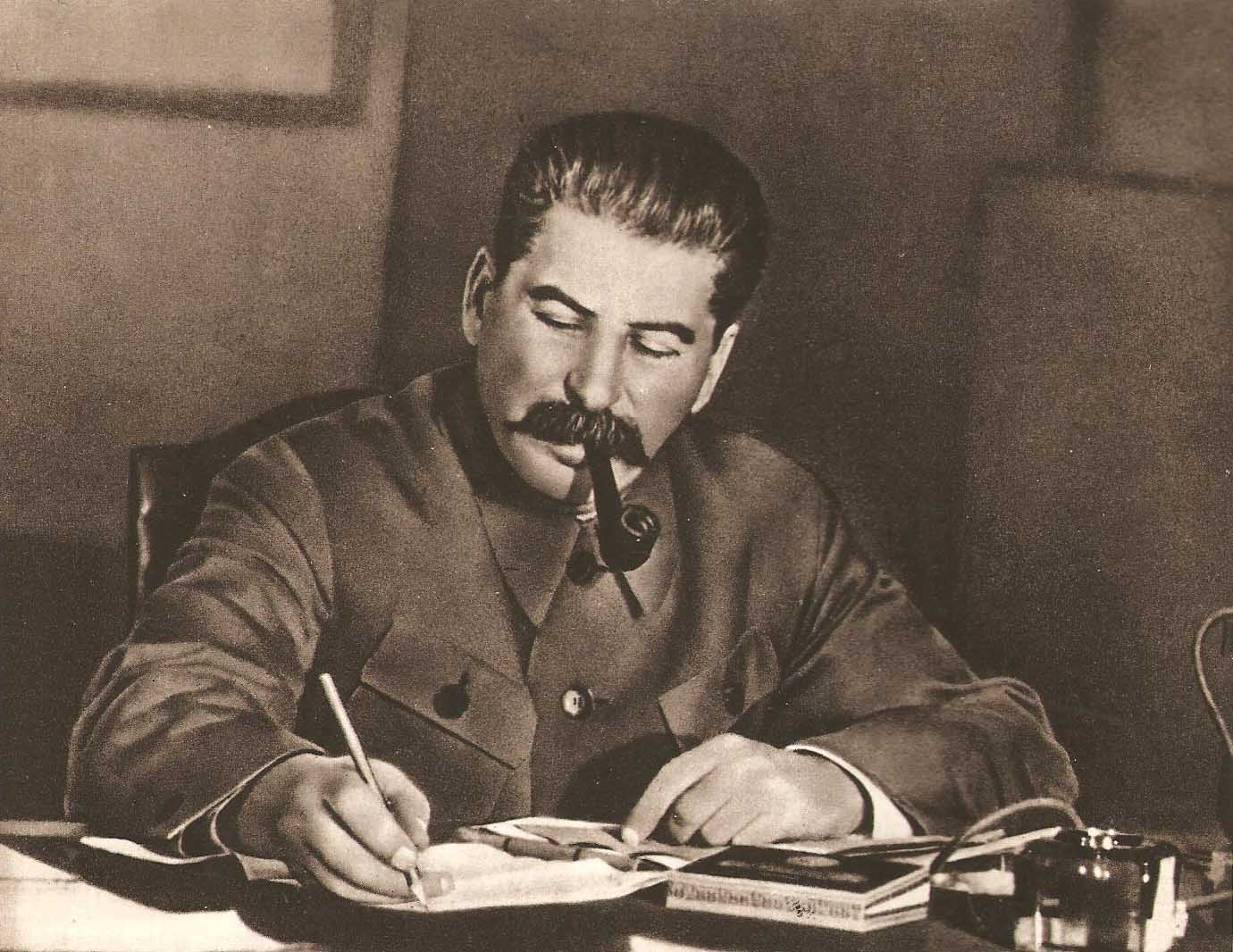 Stalin writing